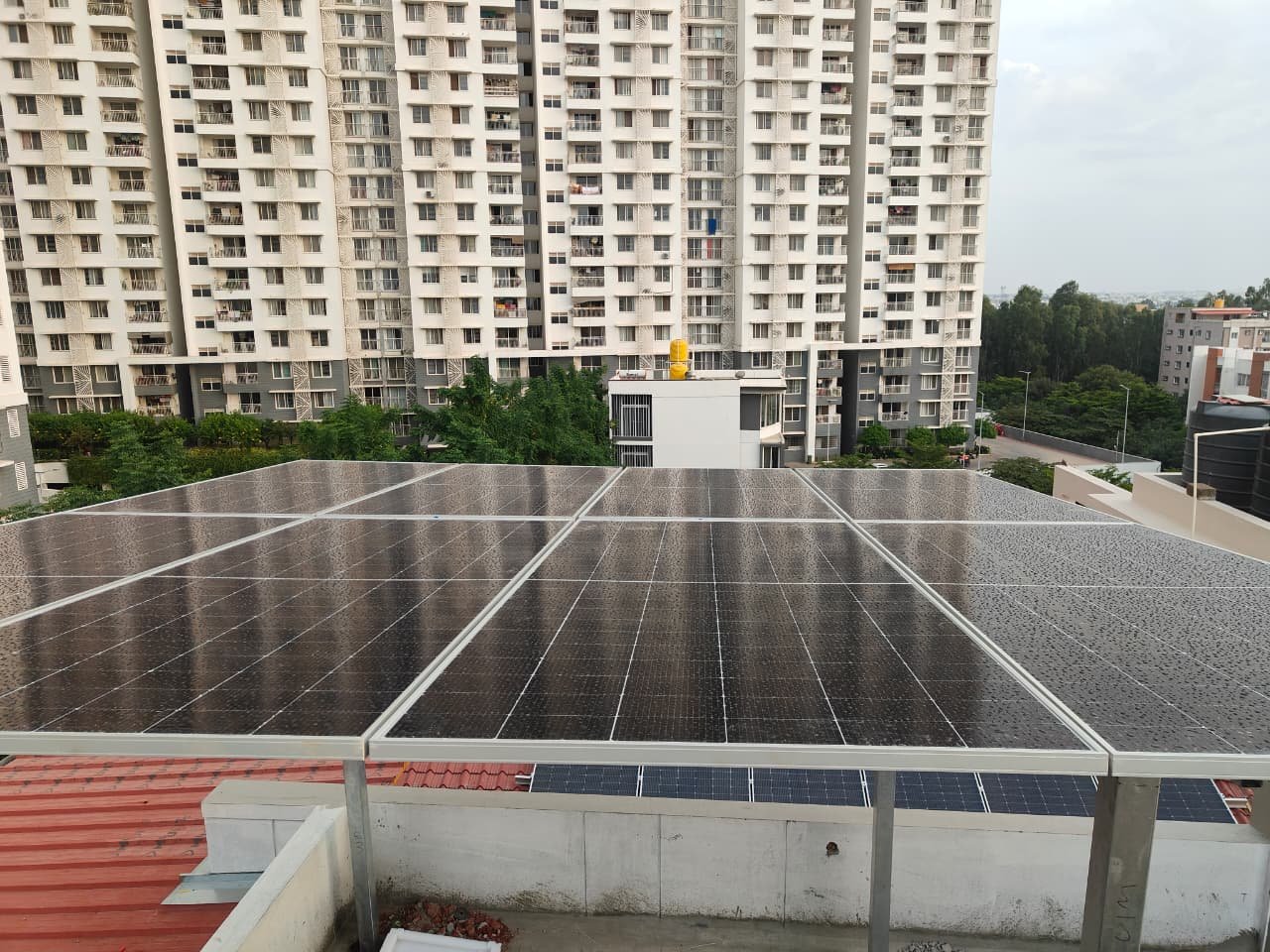 Housing society solar installation project